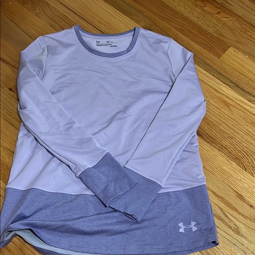 Under Armour Lavender Two-Tone Long Sleeve